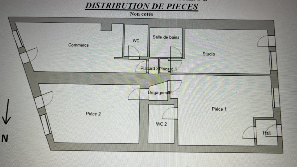 Local commercial / professionnel / studio A VENDRE - ST ETIENNE centre ville - 92.95 m2 - 55 000 &euro;